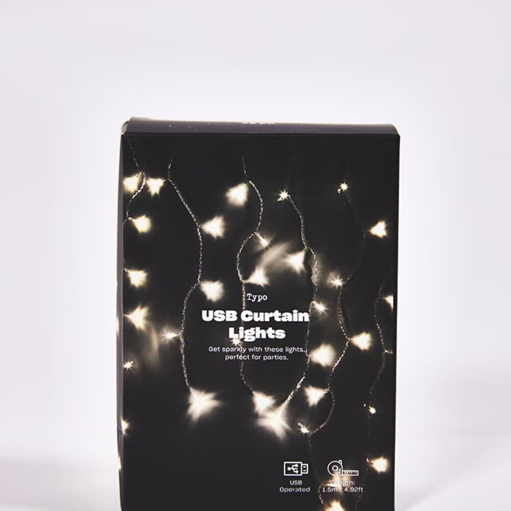 Typo USB Curtain Lights NWT
